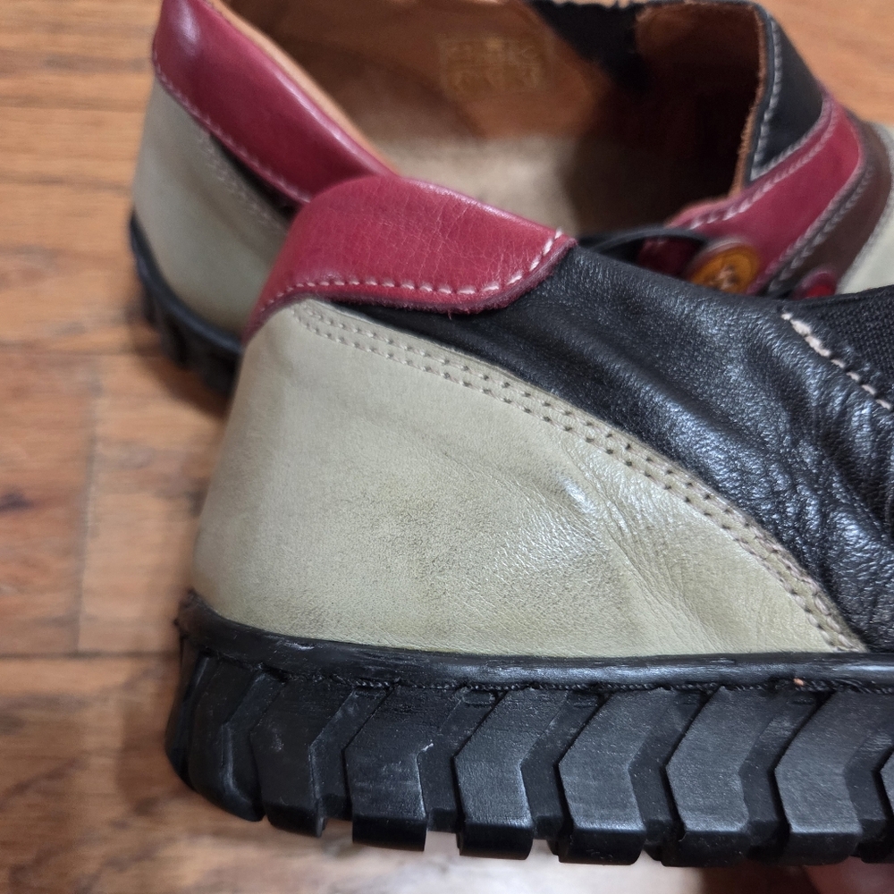 Spring Step Neeta Leather Button MultiColor Leather Slip On Shoes Size EU39US8.5 - Picture 14 of 16